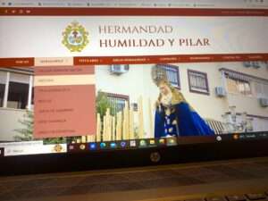 pantalla web